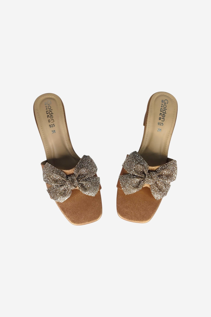 Pavé Bow Heels K925