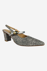 Formal Court Shoes Glitter K309